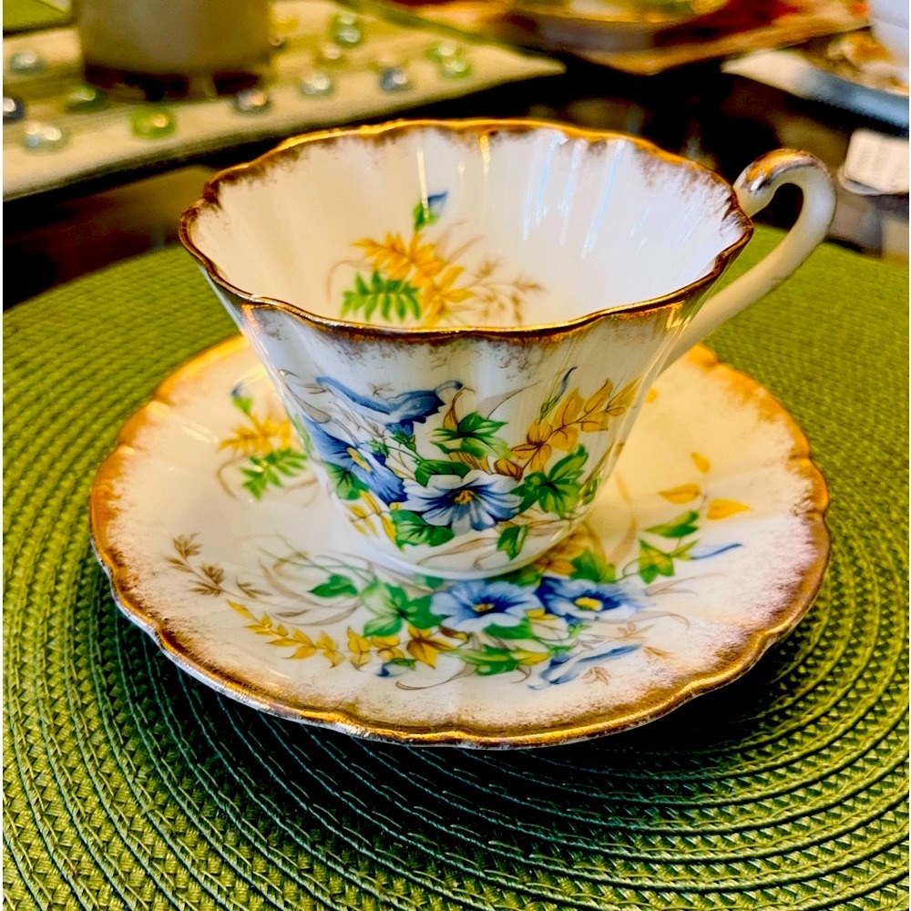 Vintage Fine Bone China Teacup & Saucer from England 🫖